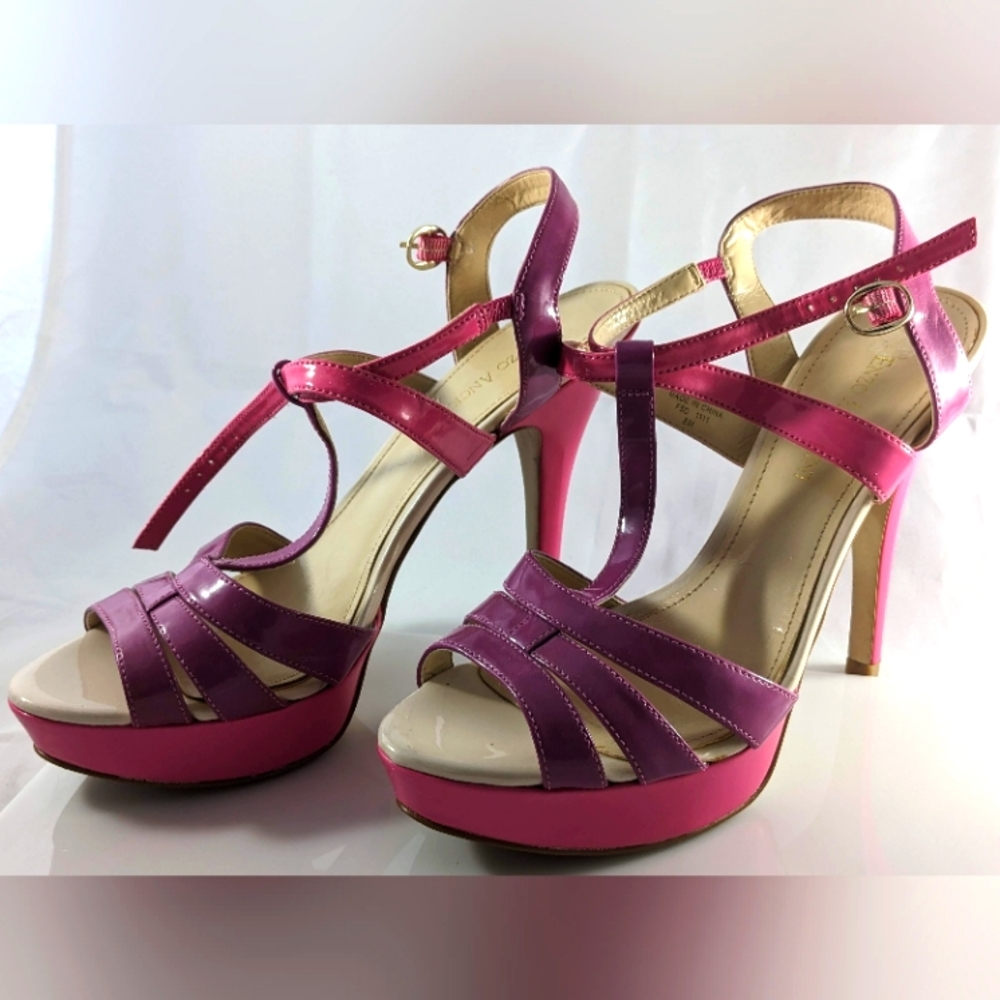 Pink & Purple Enzo Angiolini Platforms